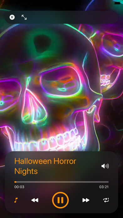 Emulate iPhone app Scary Songs Halloween Ideas using MyAndroid Emulate iPhone app Scary Songs Halloween Ideas using MyAndroid