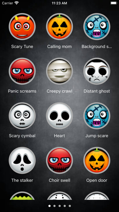 Emulate iPhone app Scary Sounds and Effects using MyAndroid