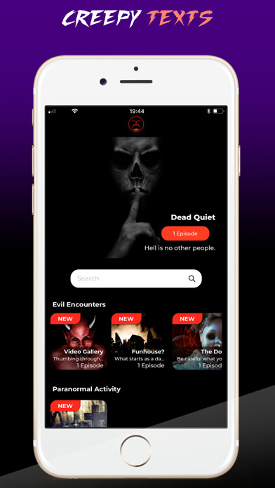 Emulate iPhone app Scary Stories - yOwl - Horror using MyAndroid