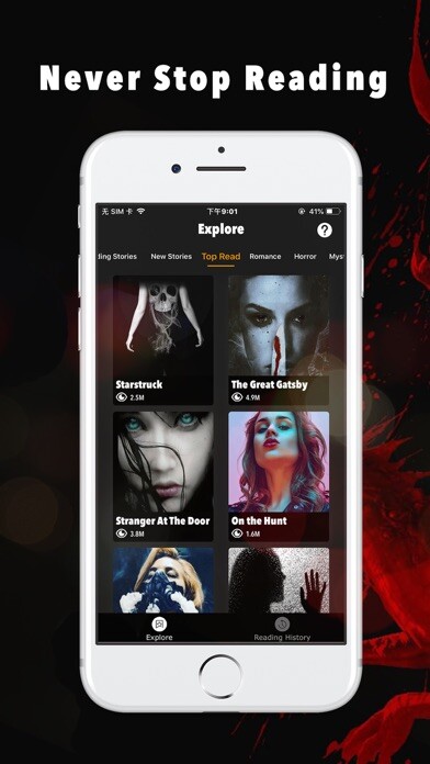 Emulate iPhone app Scary Story - Chat Stories using MyAndroid Emulate iPhone app Scary Story - Chat Stories using MyAndroid
