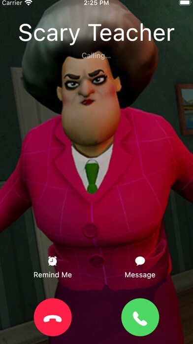 Emulate iPhone app Scary Teacher Chat Fun- Master using MyAndroid