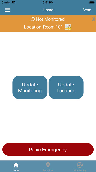 Emulate iPhone app Scatterling Location using MyAndroid