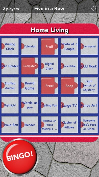 Emulate iPhone app Scavenger Bingo using MyAndroid Emulate iPhone app Scavenger Bingo using MyAndroid