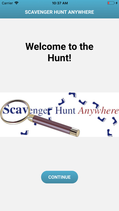 Emulate iPhone app Scavenger Hunt Anywhere using MyAndroid