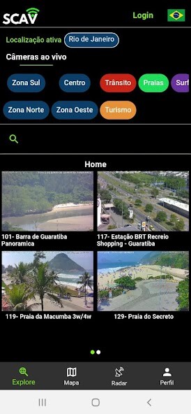 Run android online APK Scav Live - Câmeras ao vivo from MyAndroid or emulate Scav Live - Câmeras ao vivo using MyAndroid