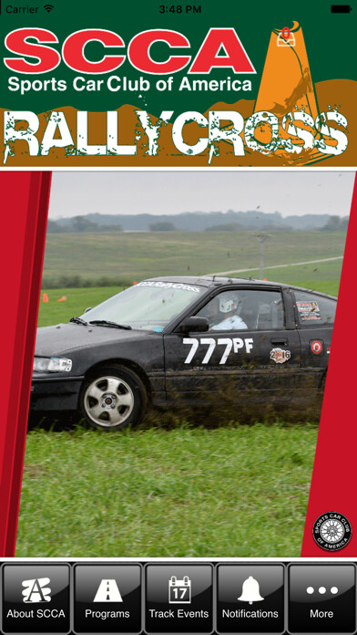 Emulate iPhone app SCCA RallyCross using MyAndroid