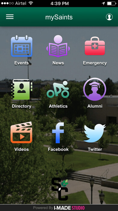Emulate iPhone app SCCC Saints Mobile using MyAndroid