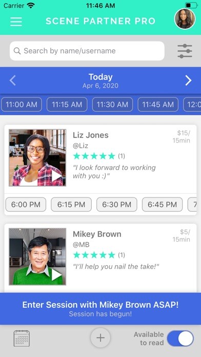 Emulate iPhone app Scene Partner Pro using MyAndroid