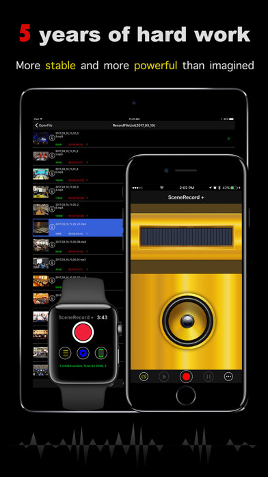 Emulate iPhone app SceneRecord + using MyAndroid
