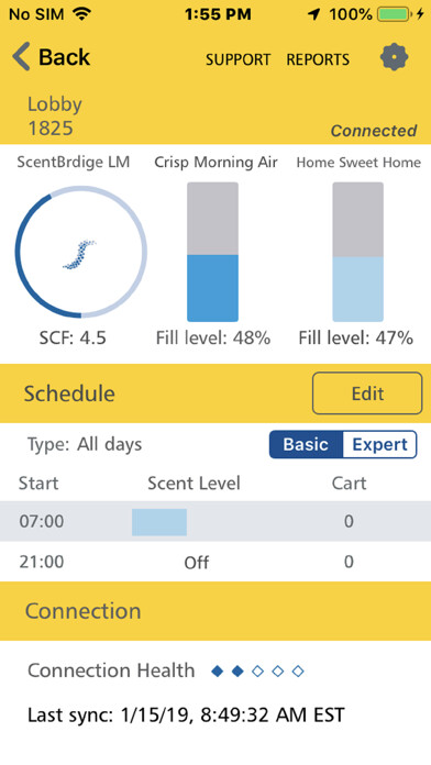 Emulate iPhone app Scentelligent LM using MyAndroid