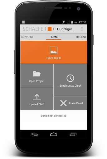 Run android online APK SCHAEFER TFT Configurator from MyAndroid or emulate SCHAEFER TFT Configurator using MyAndroid