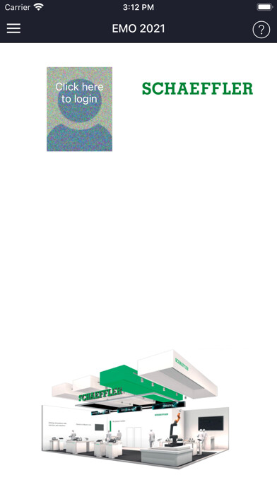 Emulate iPhone app Schaeffler iEMOS LeadCapturing using MyAndroid