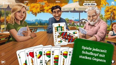 Emulate iPhone app Schafkopf LITE using MyAndroid