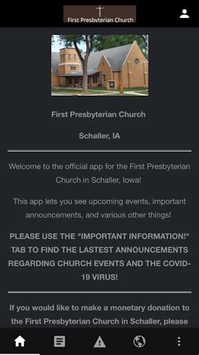 Run android online APK Schaller First Presbyterian from MyAndroid or emulate Schaller First Presbyterian using MyAndroid