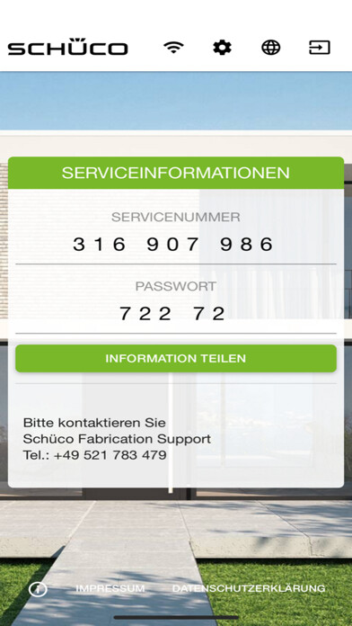 Emulate iPhone app Schüco FRS using MyAndroid Emulate iPhone app Schüco FRS using MyAndroid