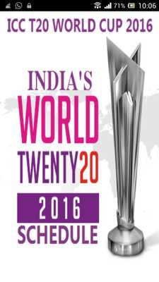 Emulate Android APK Schedule ICC T20 WC 2016 Emulate Android APK Schedule ICC T20 WC 2016