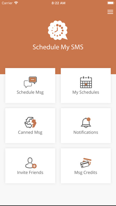 Emulate iPhone app Schedule My SMS using MyAndroid Emulate iPhone app Schedule My SMS using MyAndroid