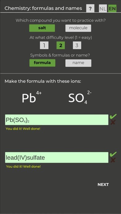 Emulate iPhone app Scheikunde formules & namen using MyAndroid Emulate iPhone app Scheikunde formules & namen using MyAndroid
