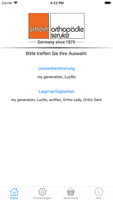 Emulate iPhone app Schein using MyAndroid