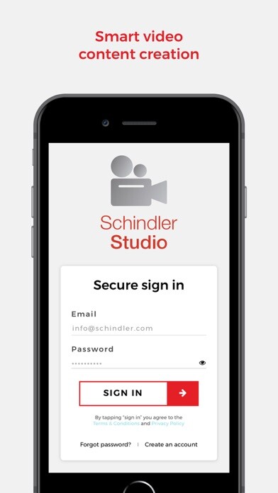 Emulate iPhone app Schindler Studio using MyAndroid