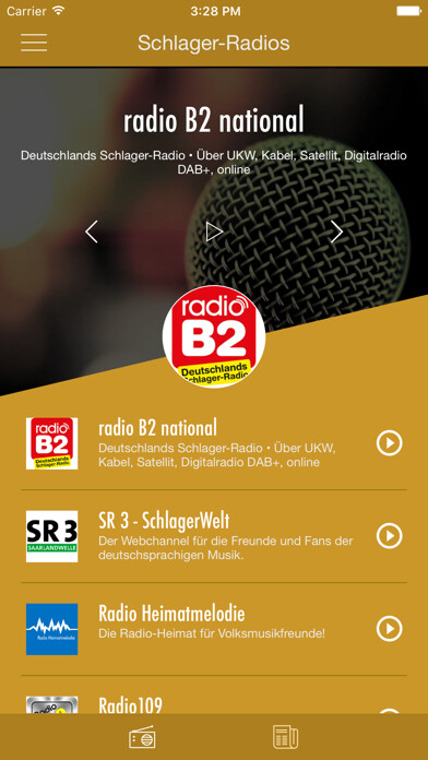 Emulate iPhone app Schlager-Radio using MyAndroid Emulate iPhone app Schlager-Radio using MyAndroid