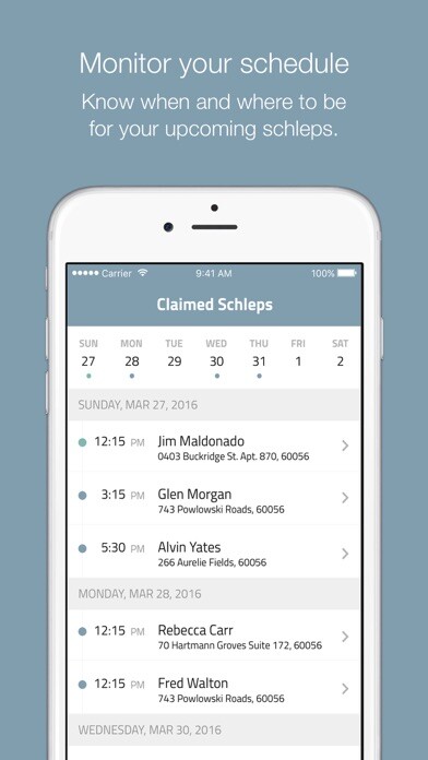 Emulate iPhone app Schlep using MyAndroid Emulate iPhone app Schlep using MyAndroid