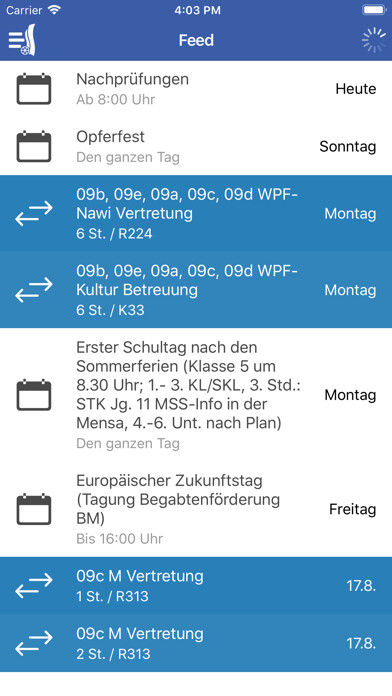 Emulate iPhone app Schloss-App using MyAndroid