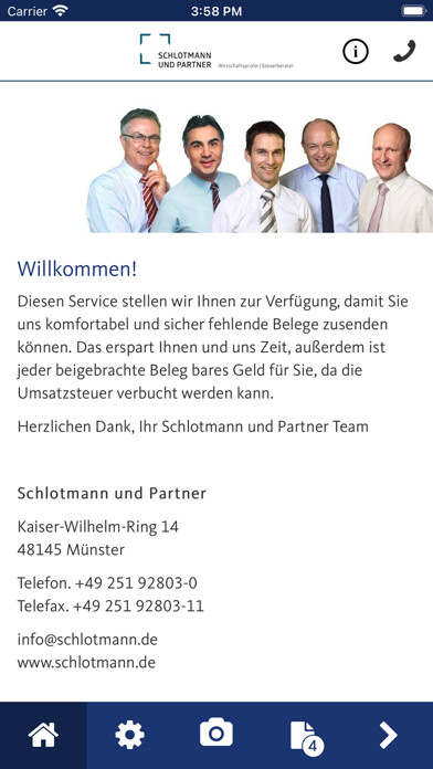 Emulate iPhone app Schlotmann und Partner using MyAndroid Emulate iPhone app Schlotmann und Partner using MyAndroid