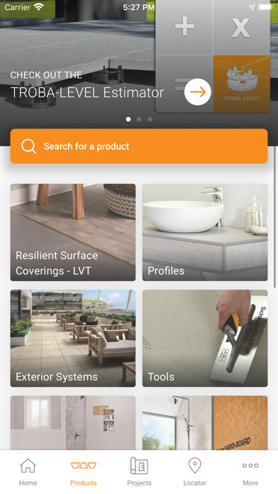 Emulate iPhone app Schluter®-APP using MyAndroid Emulate iPhone app Schluter®-APP using MyAndroid