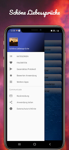 Run android online APK Schöne Liebessprüche  Zitate from MyAndroid or emulate Schöne Liebessprüche  Zitate using MyAndroid