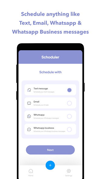 Run android online APK Schoduler - Message Scheduler from MyAndroid or emulate Schoduler - Message Scheduler using MyAndroid