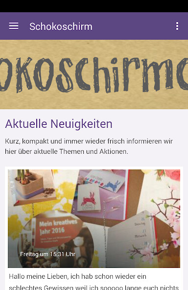 Run android online APK Schokoschirmch3n from MyAndroid or emulate Schokoschirmch3n using MyAndroid