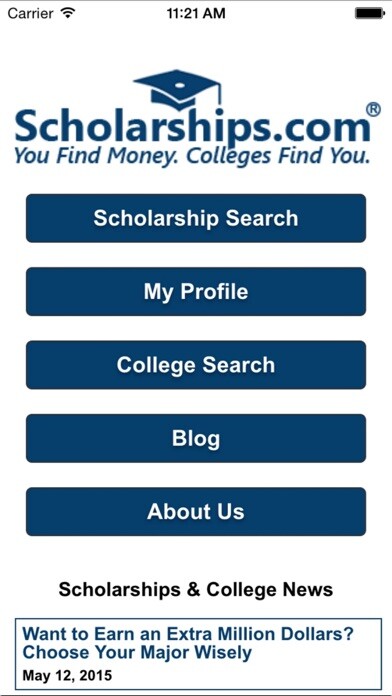 Emulate iPhone app Scholarships.com using MyAndroid Emulate iPhone app Scholarships.com using MyAndroid