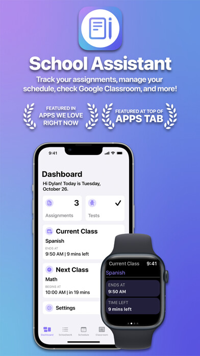 Emulate iPhone app School Assistant – Planner using MyAndroid Emulate iPhone app School Assistant – Planner using MyAndroid