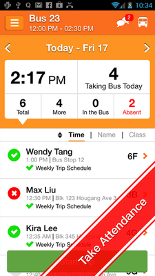 Emulate Android APK School Bus Attendance App