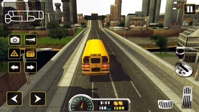 Emulate iPhone app School bus driving simulator 3D pro using MyAndroid