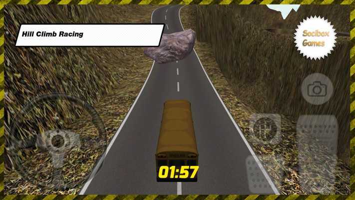 Emulate Android APK School Bus Hill Climbing