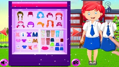 Emulate iPhone app School Dress Up using MyAndroid