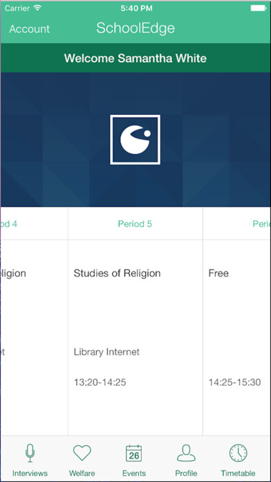 Emulate iPhone app SchoolEdge using MyAndroid