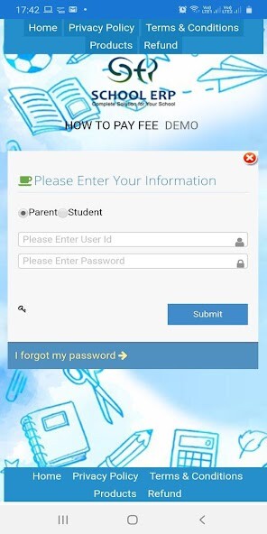 Run android online APK School ERP from MyAndroid or emulate School ERP using MyAndroid Run android online APK School ERP from MyAndroid or emulate School ERP using MyAndroid