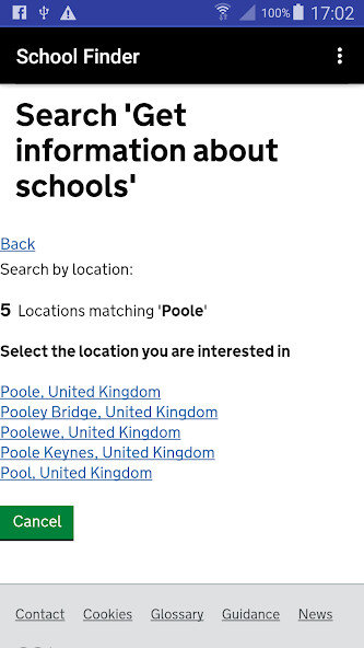 Run android online APK School Finder from MyAndroid or emulate School Finder using MyAndroid