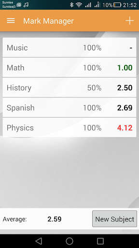 Run android online APK School Grades Manager - For Students and Parents from MyAndroid or emulate School Grades Manager - For Students and Parents using MyAndroid