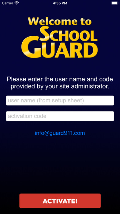 Emulate iPhone app SchoolGuard using MyAndroid Emulate iPhone app SchoolGuard using MyAndroid