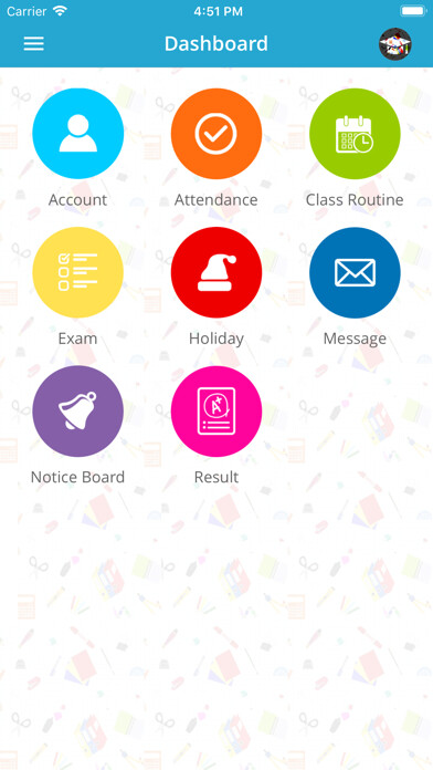 Emulate iPhone app School master application using MyAndroid