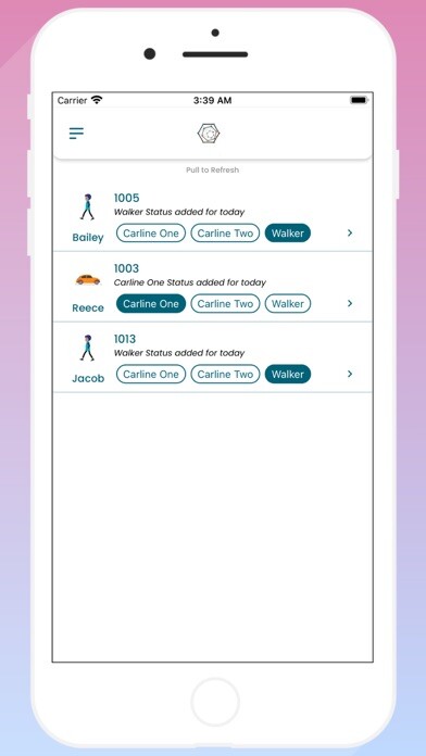 Emulate iPhone app SchoolsOut-After School Pickup using MyAndroid