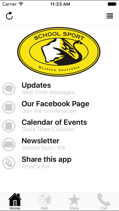 Emulate iPhone app School Sport WA using MyAndroid Emulate iPhone app School Sport WA using MyAndroid