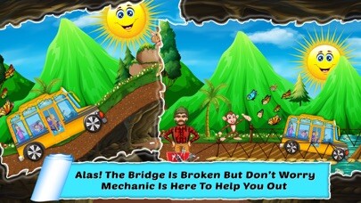 Emulate iPhone app School Trip Crazy Fun Free Kids Educational Game using MyAndroid