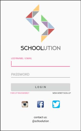 Emulate Android APK Schoolution for Teacher