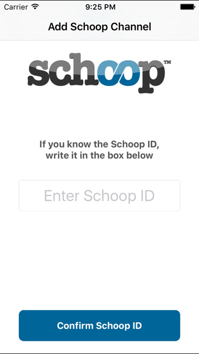 Emulate iPhone app Schoop using MyAndroid