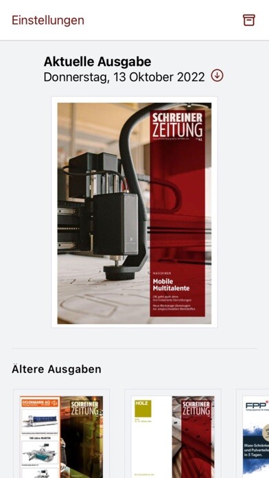 Emulate iPhone app SchreinerZeitung using MyAndroid Emulate iPhone app SchreinerZeitung using MyAndroid